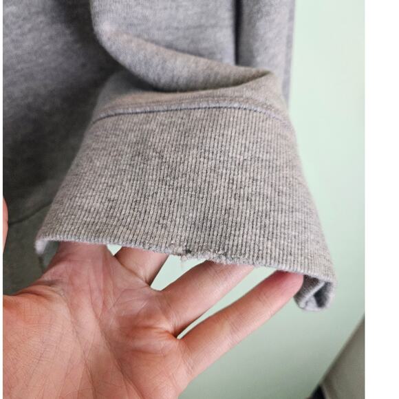 Bandier x Sincerely Jules The Juniper Sweatshirt Vintage Heather Grey Medium - Picture 10 of 15